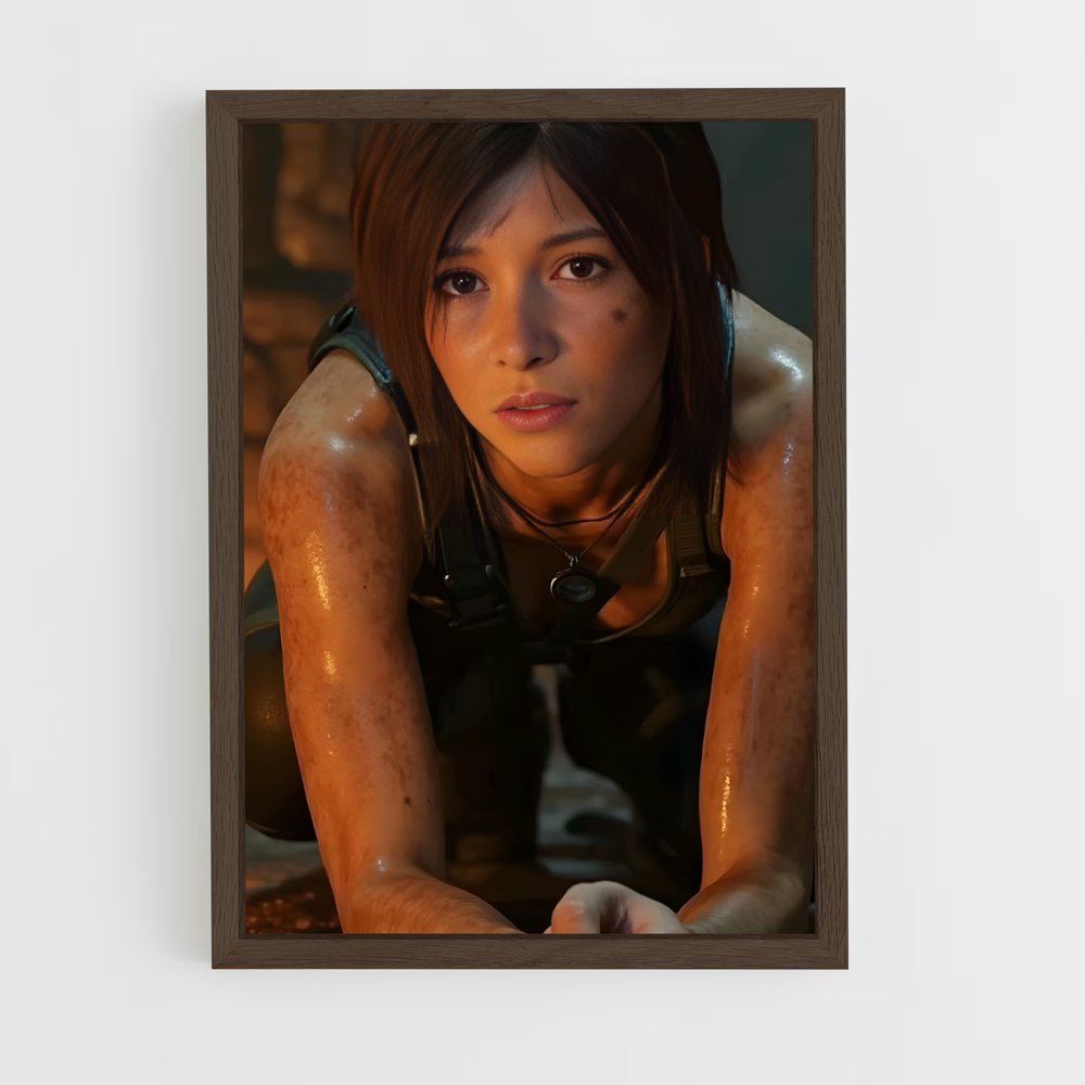 Poster Lara à l'Œuvre – affiche Tomb raider (vue 5)